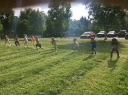 Sports day in Junior Infants