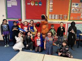 Ms Blackweir\'s 2nd Class Halloween Fun and Catwalk