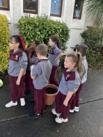 2nd Class Bulb Planting with Fr Fintan