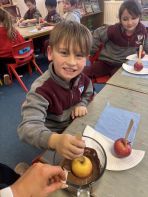 Christmas Chocolate treats with Ms.Rynne’s Class