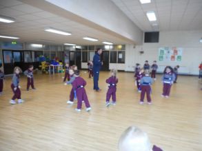 Day One of Active School Week in Senior Infants