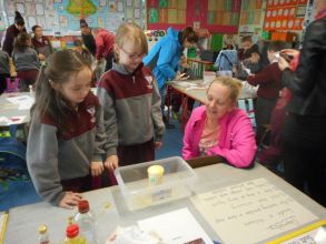 Science Week Fun in Ms. O'Connor's 2nd Class